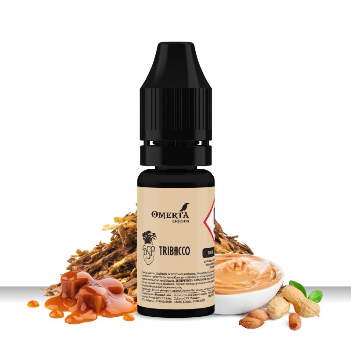 Gusto Tri-Bacco E-Liquid 10ml 3mg